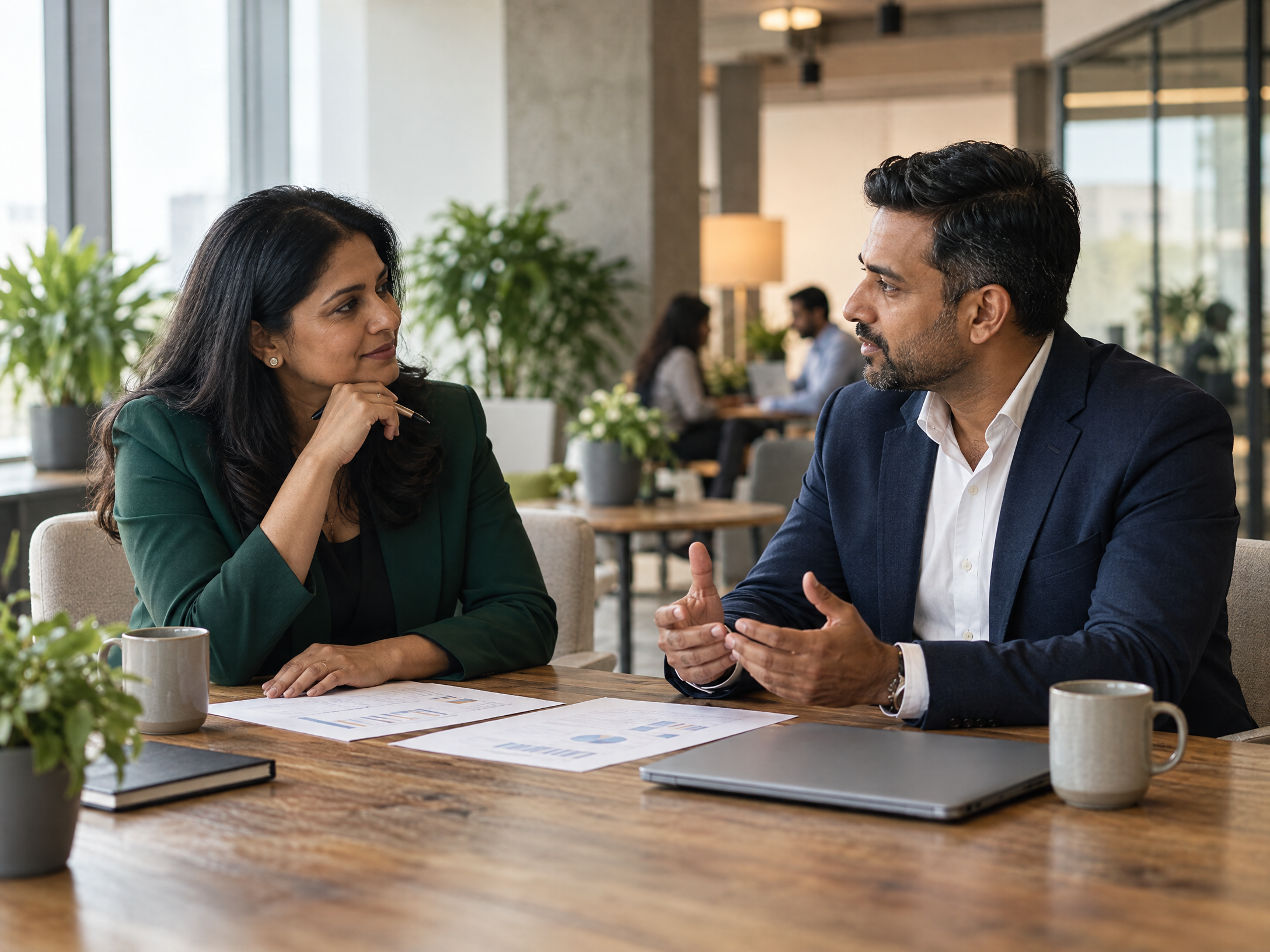 An HR leadership workshop with a growing team
